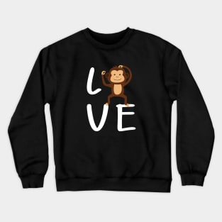 Monkey - Love Monkey Crewneck Sweatshirt